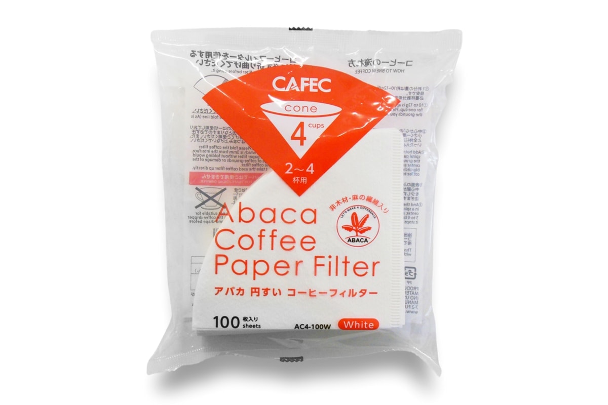 CAFEC CAFEC Abaca Cup 4 Cone Paper Filter